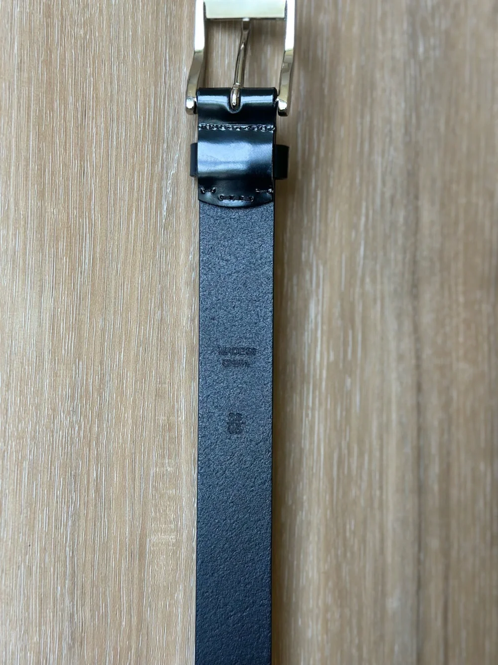 Polo Ralph Lauren Men's Black Genuine Leather Dress Belt